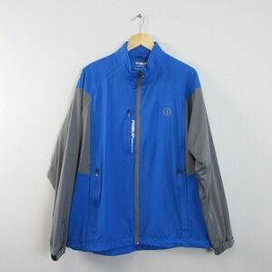 ProQuip Tourflex Elite Men's Golf Jacket Top XL‎ Blue Breathable Waterproof 464